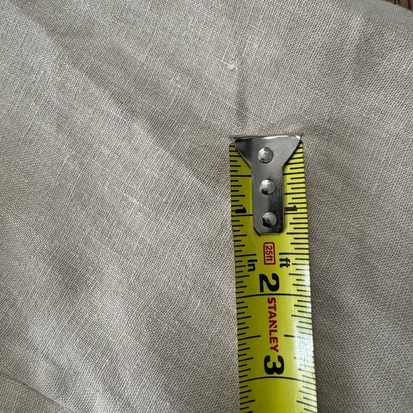 MATE the label linen long sleeve jumpsuit in natural size medium - Picture 9 of 15